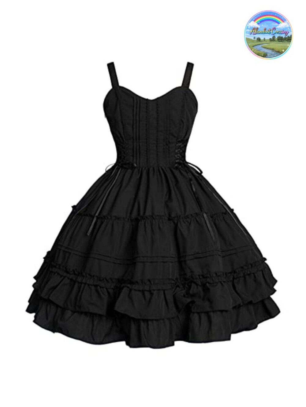 Gothic Lolita Dress Sleeveless Cosplay Costume Plus Size Anime Maid